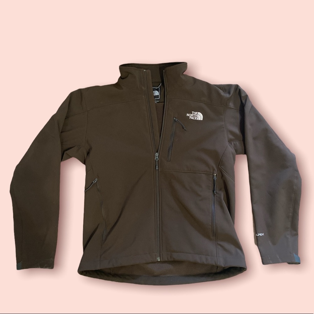 NORTH FACE Men’s Brown Full Zip Jacket, Size Medium